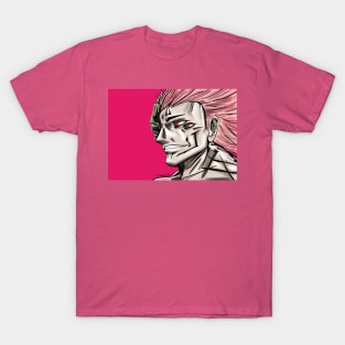 ryomen the sorcerer immortal in pink ecopop art T-Shirt